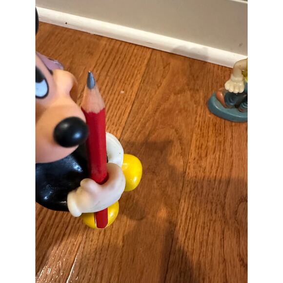 2 Vintage Mickey Mouse Figures 60's Hong Kong - Picture 4 of 6
